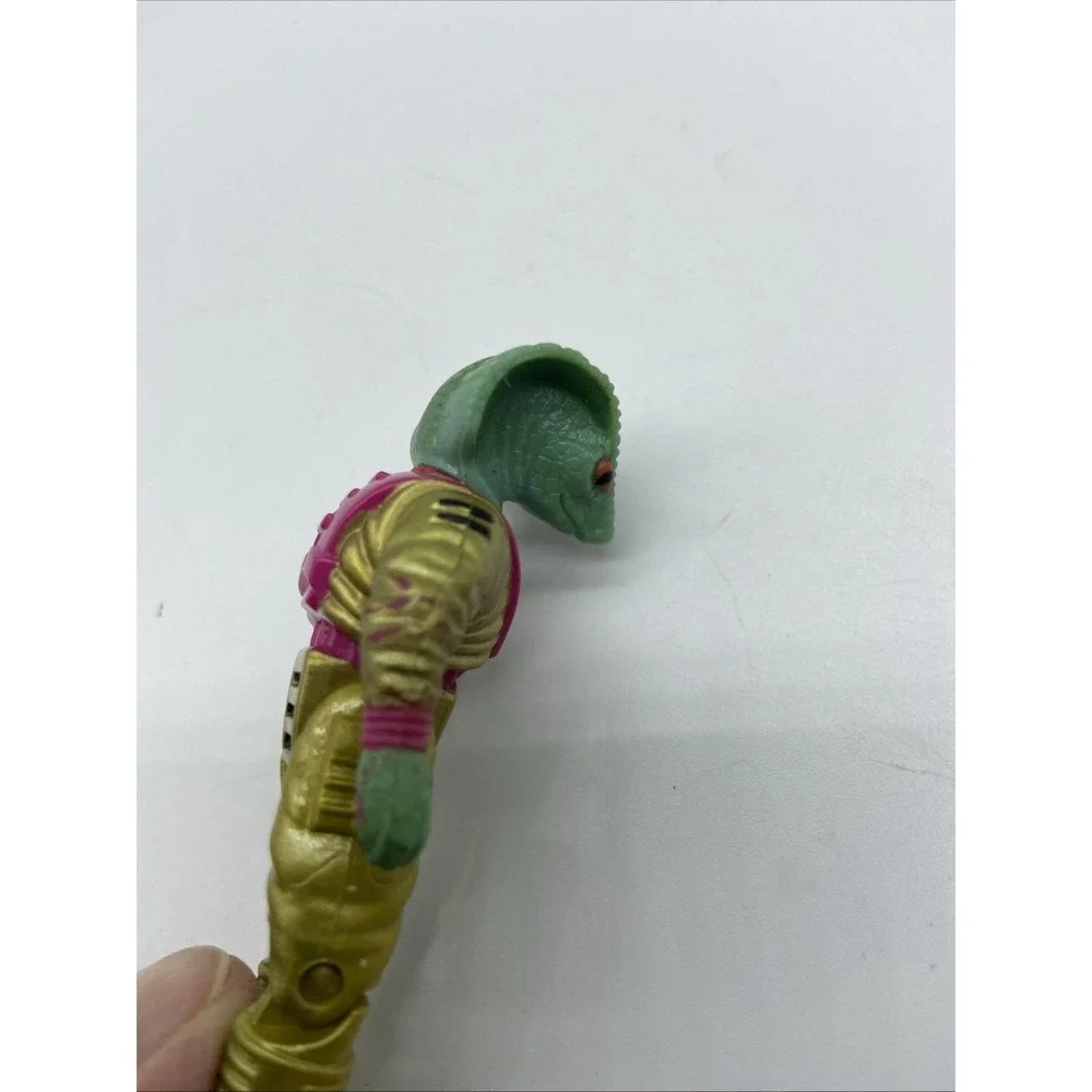Dino Riders Action Figure Pterandon Rider Fang Gold Shirt 1987 Tyco